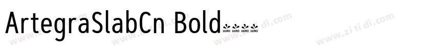 ArtegraSlabCn Bold字体转换
